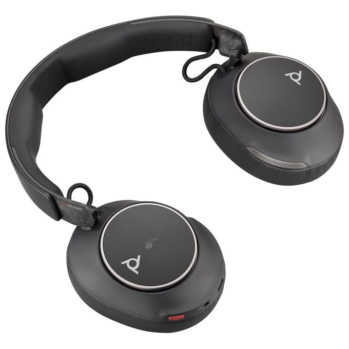 Poly HP 220117-01 Voyager Surround 80 UC Cuffie Wireless Over-ear Bluetooth 5.3 USB-C Certificata Microsoft Teams colore Nero