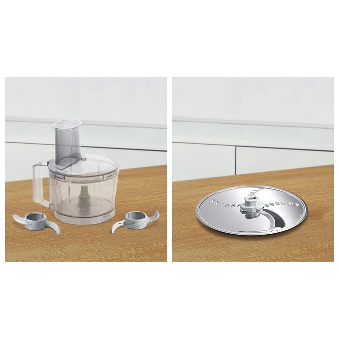 Bosch MCM3100W MultiTalent 3 Robot da cucina multifunzione 800 W ciotola 2,3 L 2 velocita' turbo accessori inclusi colore Bianco