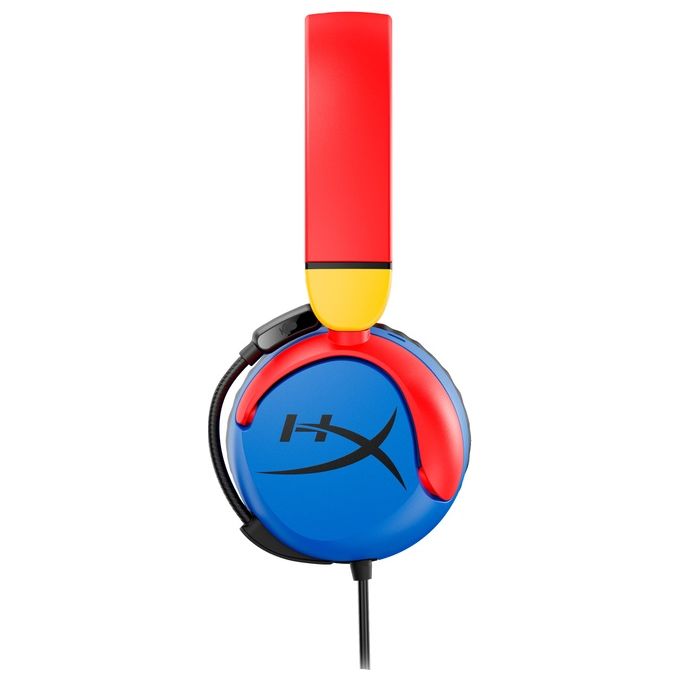 HyperX 7G8F3AA Cuffie Gaming Cloud Mini Cablate con Microfono Flip-to-Mute e Cavo Rimovibile Jack 3.5 mm colore Multicolore