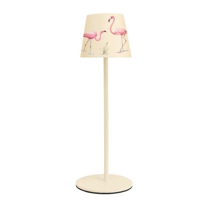 Majestic 120454 FG Lampada da Tavolo LED Ricaricabile Touch IP54 Luce Regolabile Multicolore