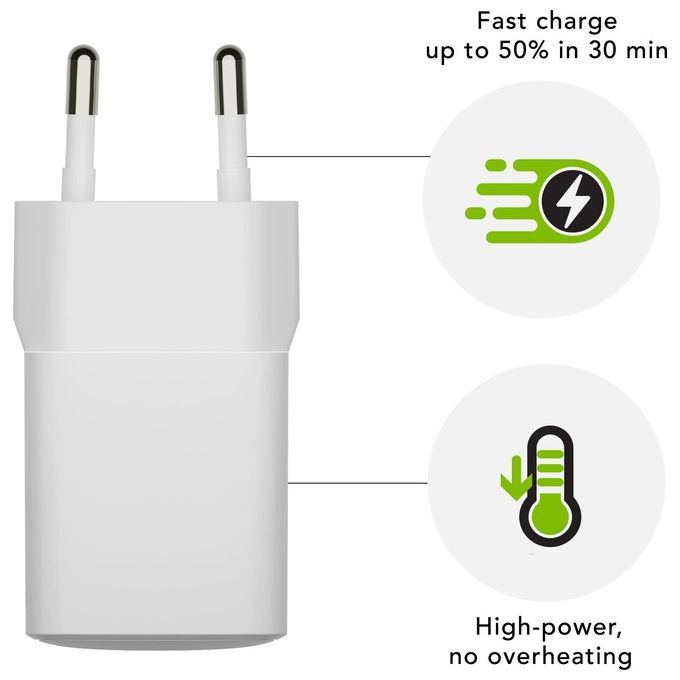 Dbramante 1928 CH30EUWH7097 Re-charge Alimentatore da rete USB-C 30 W colore Bianco