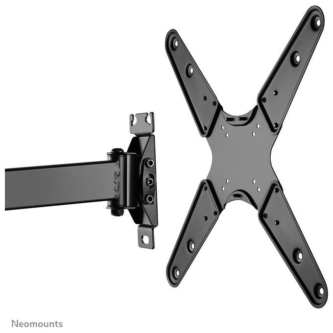 Neomounts FL40-450BL14 Supporto Palo per TV 32-55 Pollici VESA 75x75 a 400x400 Inclinabile e Girevole 180° colore Nero