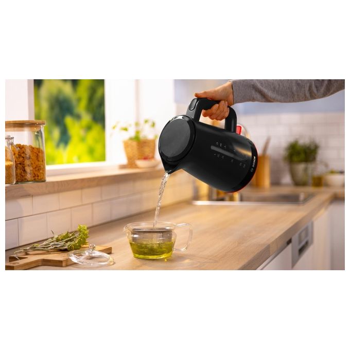 Bosch Bollitore TWK3M123, 1.7L, 2400W, Nero, Elettrico Senza Fili