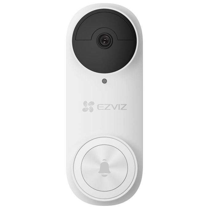 Ezviz OB03499 DB2 Pro Kit Videocitofono Smart WiFi 5MP Batteria 5200 mAh IP65 Audio Bidirezionale colore Bianco