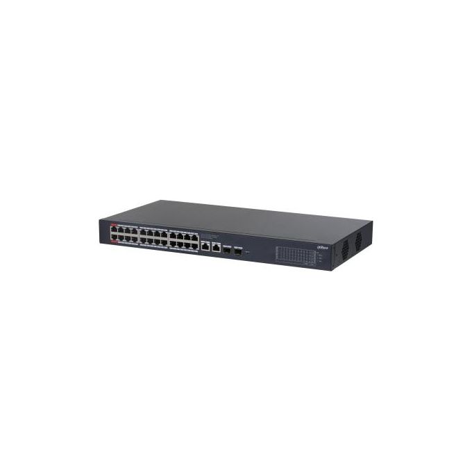 Dahua Technology DH-CS4228-24GT-375 Serie Cloud Managed Switch Gestito L2 24 Porte PoE 2 Porte Uplink RJ-45 2 Porte SFP 375 W colore Nero