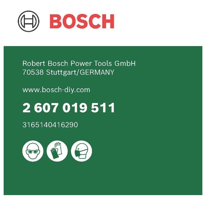 Bosch 2607019511 Set di Fissaggio 173 Pezzi Punte Muratura Tasselli Viti Cassetta Plastica