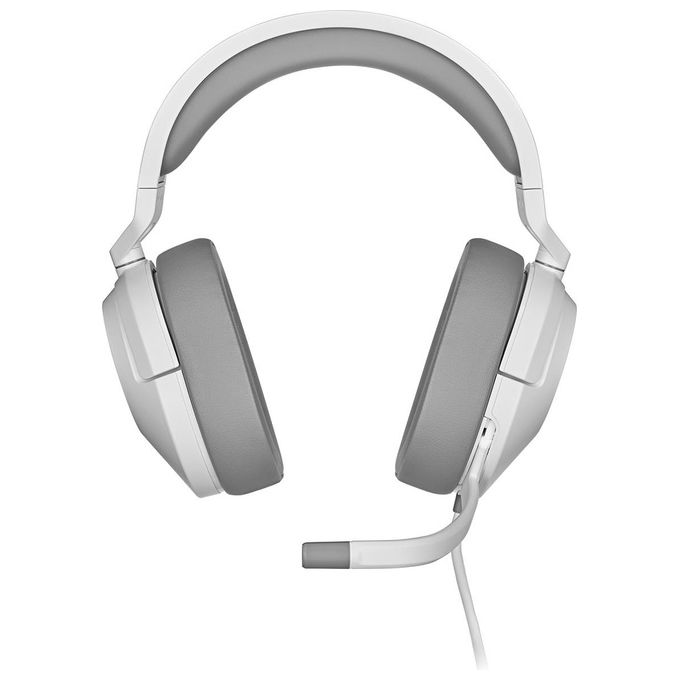 Corsair CA-9011261-EU HS55 STEREO Auricolare Cablato Gaming 3.5 mm Microfono Omnidirezionale Lunghezza Cavo 1.8 m colore Bianco