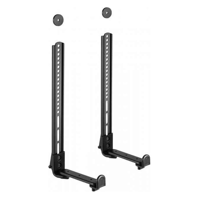 Sopar 23188 Supporto per Soundbar SBH114 Regolabile per Larghezza 508 1143 mm Profondita' 40 182 mm Fino a 15 Kg Compatibile VESA colore Nero