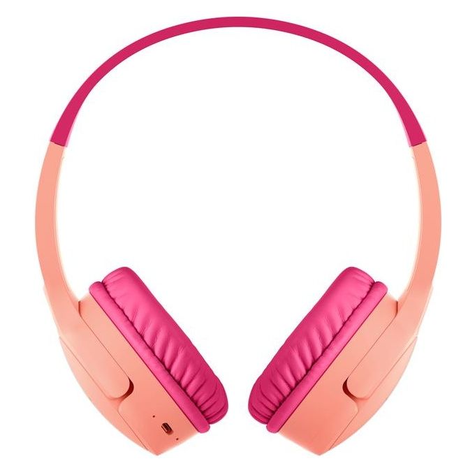Belkin AUD002BTPKV3 SoundForm Mini Auricolare Wireless Musica e Chiamate fino a 30 ore batteria Bluetooth 5.3 USB tipo-C e jack 3.5 mm colore Rosa