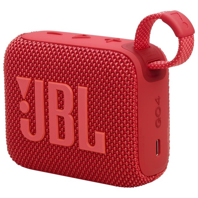JBL JBLGO4RED Go 4 Altoparlante Bluetooth Portatile 4.2 W IP67 7 h autonomia USB-C colore Rosso