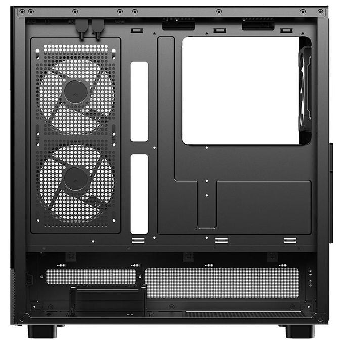 Itek ITGCASB42B SHOWBUI 42B Case Gaming Tower ATX con 3 Ventole ARGB 2 USB3 Type-C Vetro Temperato colore Nero