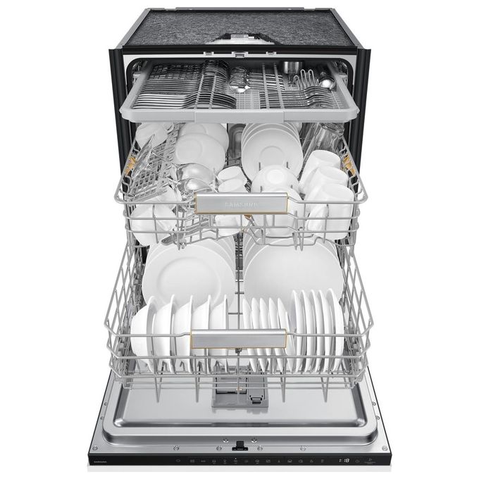Samsung DW60DG790B00U1 Serie 6 JetClean Lavastoviglie Incasso 14 coperti Classe A 43 dB Wi-Fi SmartThings Auto Open (82x60x55 cm) colore Nero