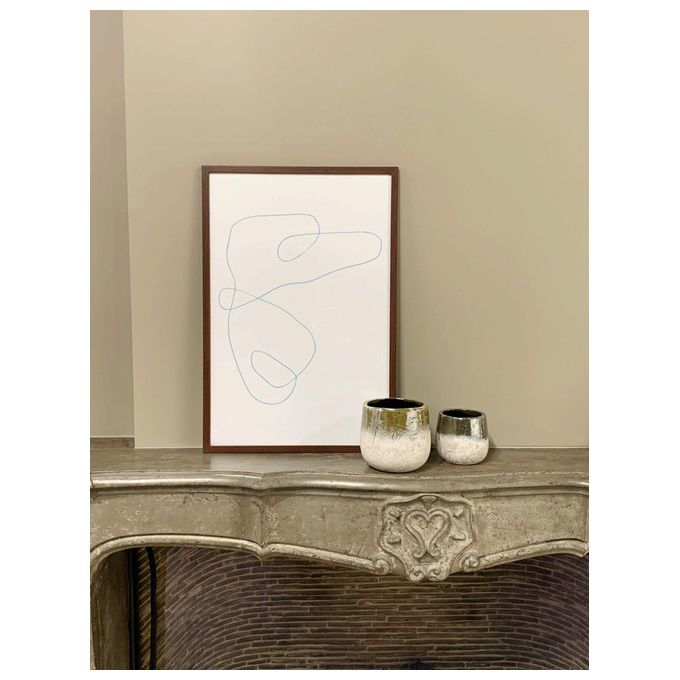 Deknudt S44CH4 Cornice Portafoto 13x18cm in Legno Marrone Scuro