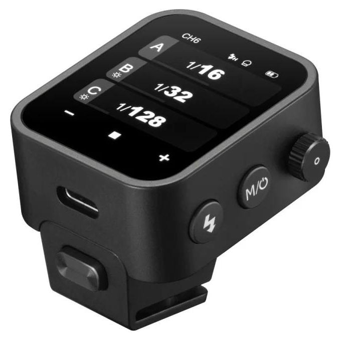 GODOX D260971 X3 Trasmettitore Radio Flash TTL Compatibile Sony con Schermo Touch OLED Batteria Integrata Ricaricabile via USB-C Portata fino a 100 m colore Nero