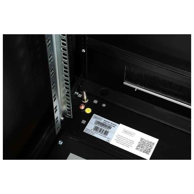 Digitus Armadio 26 Unita' Linea Professionale (a)1310 X (l)600) X (p)600 Mm. Colore Nero Ral 9005