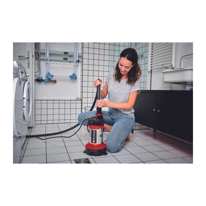 Einhell 4181600 GE-DP 7535 N LL ECO Pompa per acque reflue 2-in-1 750 W 18500 L-h 9 m 35 mm colore Rosso-Nero