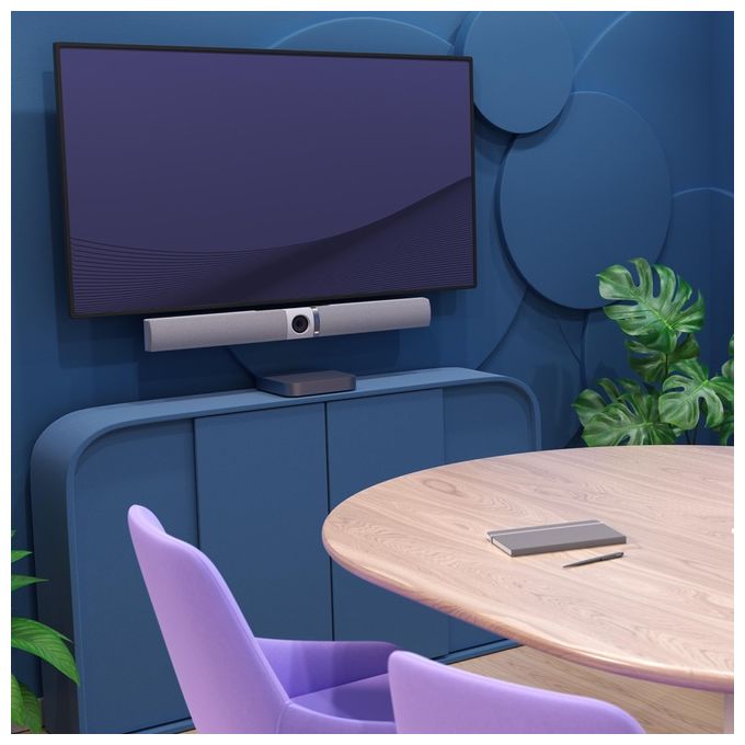 Owl Labs FRS100-2000 Owl Bar Sistema di Videoconferenza Barra 4K 48 MP con Microfoni Omnidirezionali e Altoparlante Integrato Certificato per Microsoft Teams colore Grigio