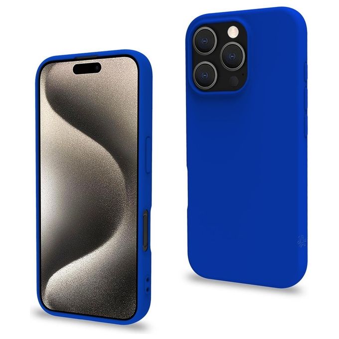 Celly Cromo Cover per iPhone 16 Pro Blu