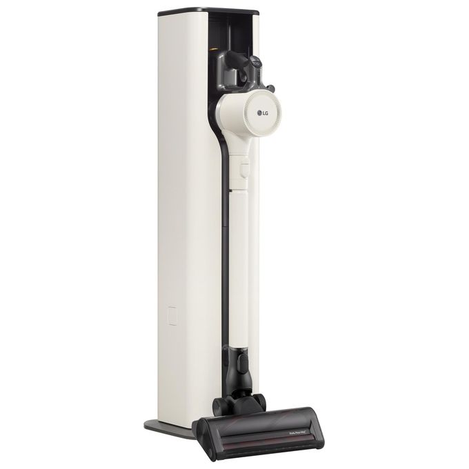 LG A9T-PRIME1C CordZero Aspirapolvere Scopa Elettrica senza Fili 260W 60 min 1.05 L Auto-svuotamento Wi-Fi 83 dB colore Beige