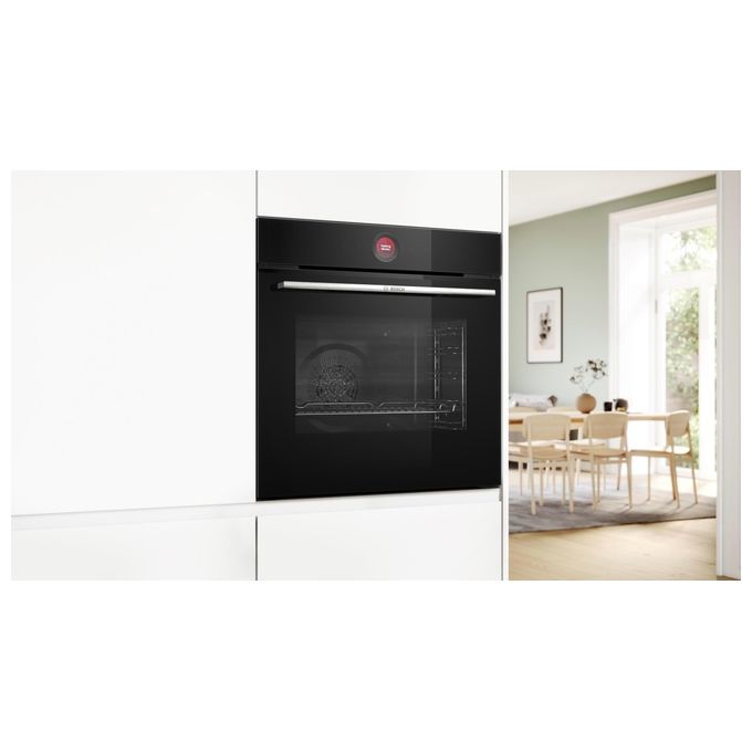Bosch HBG7721B2 Serie 8 Forno da incasso Pirolitico 71 L Classe A+ Air Fry Home Connect 11 Funzioni (60x60x55 cm) colore Nero