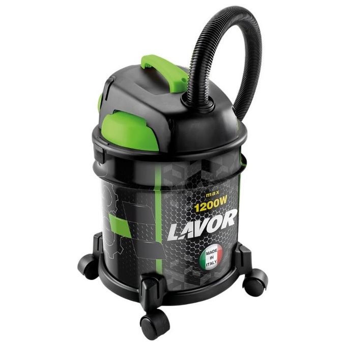 Lavor Bidone Aspiratutto Rudy 1200S Potenza Max 1200 Watt per Fai da Te e Pulizie Efficaci