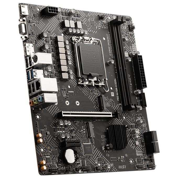 MSI PRO H610M-G DDR4 Scheda Madre micro ATX Socket LGA 1700 Intel H610 DDR4 64 GB M.2 SATA III Gigabit LAN HDMI DisplayPort VGA
