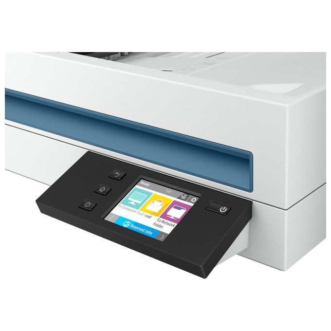 HP 20G08A#B19 ScanJet Enterprise Flow N6600 fnw1 Scanner Piano ADF 1200x1200 DPI A4 50 ppm Wi-Fi Ethernet colore Bianco
