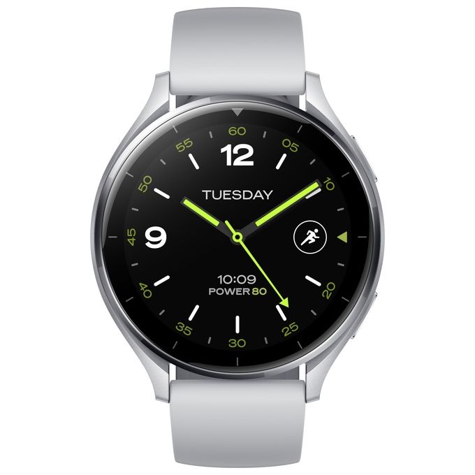 Xiaomi watch 2 smartwatch argento 46mm gps wear os display amoled 1.43 pollici