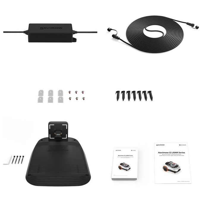 Segway SGW031 i215E Robot Tagliaerba fino a 1500 m² con navigazione LiDAR Solid-State e Vision fino a 45% di pendenza 59 dB(A) colore Nero