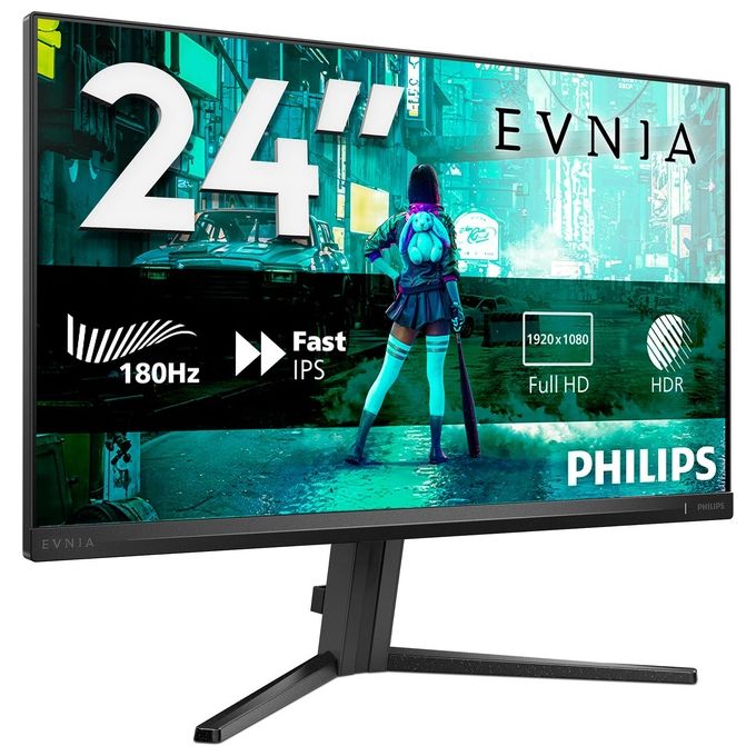 Philips 24M2N3200S-00 Evnia Monitor PC 23.8'' IPS 180 Hz Full HD HDR10 1 ms GtG colore Nero