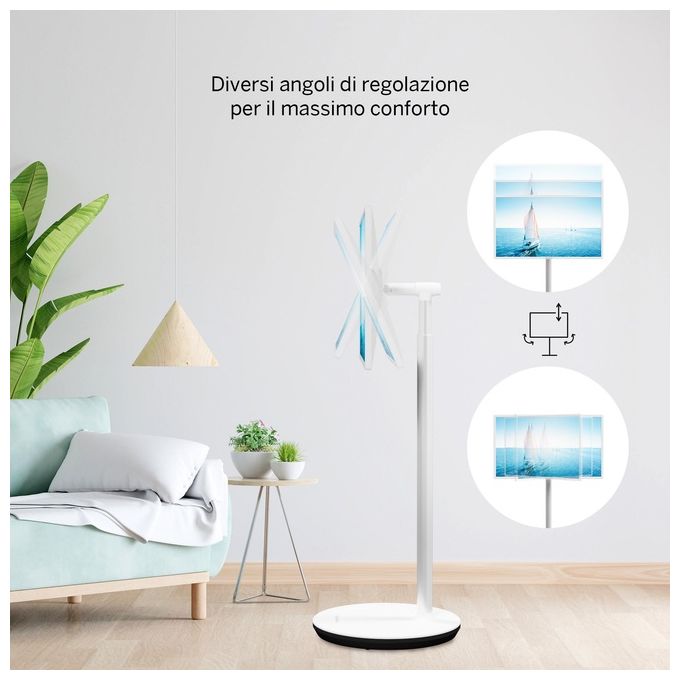Thomson 32HA4M44 Go TV Portatile Smart TV 32'' HD Android TV DVB-T2 Batteria 4h Dolby Audio 16W colore Bianco