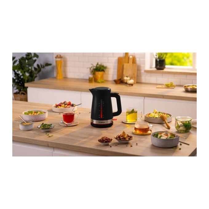 Bosch TWK4M223 MyMoment Bollitore Elettrico 1.7 L 2400 W Base 360° Filtro Anticalcare colore Nero