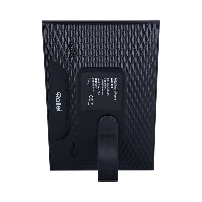 Rollei 30287 Cornice per Foto Digitale Touch Screen 10.1'' Wi-Fi 8 GB Memoria Interna MicroSD Nero