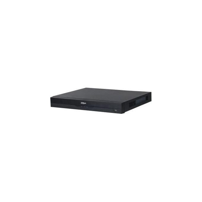 Dahua NVR5208-8P-EI WizSense NVR IP AI 8 canali 8 porte PoE 32 MP Smart H.265 HDMI VGA 2 slot SATA colore Nero