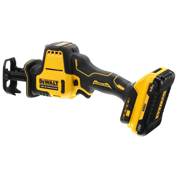 DeWALT DCS369NT-XJ Sega Alternativa 18V con Motore Brushless 2800 spm Capacita' Taglio Legno 9 cm Acciaio 4 cm colore Nero Giallo