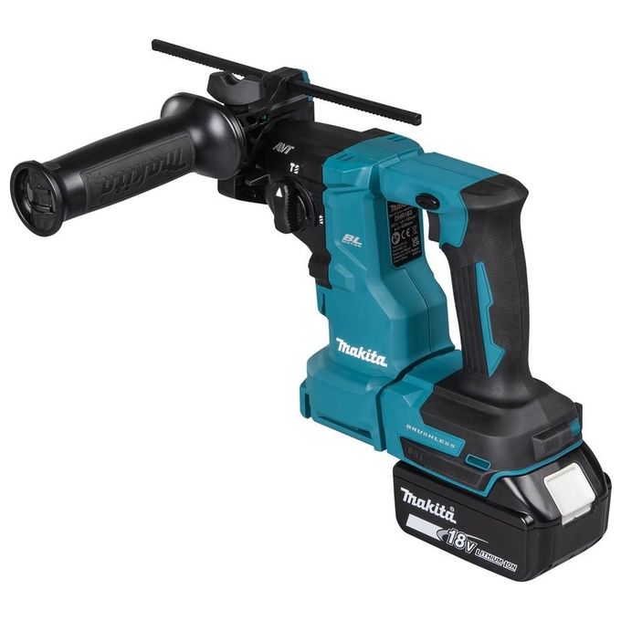 Makita DHR183RTWJ Martello Perforatore SDS-plus 18V Batteria 1,7 J Motore Senza Spazzole Luce Integrata Impugnatura Antivibrazioni colore Nero Verde