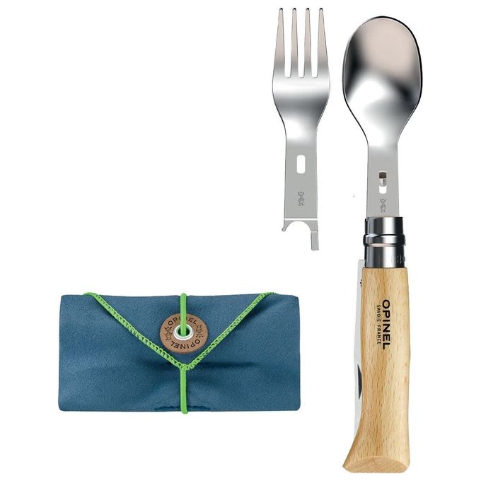 Opinel Coltello Virobloc Inox N. 8 Picnic 3 Pezzi