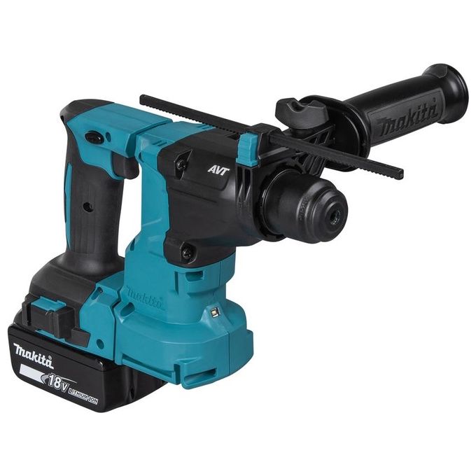 Makita DHR183RTWJ Martello Perforatore SDS-plus 18V Batteria 1,7 J Motore Senza Spazzole Luce Integrata Impugnatura Antivibrazioni colore Nero Verde