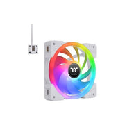 Thermaltake CL-F161-PL12SW-A SWAFAN EX12 Ventola per PC 120 mm 3 pz RGB 12 V Cuscinetto Idraulico colore Bianco