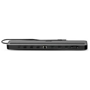 Acer HP.DSCAB.015 13-in-1 Type-C Minidock Hub USB 3.2 Gen 1 3 porte USB A 1 USB C 2 HDMI 1 DisplayPort 1 VGA Ethernet Gigabit Lettore SD microSD Uscita Audio 3.5 mm Ricarica PD 100W colore Nero
