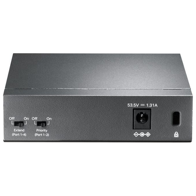 TP-LINK TL-SF1005P Switch da Ufficio 5 porte 10-100 Desktop Power over Ethernet (PoE) Nero
