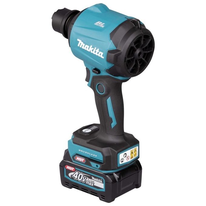 Makita AS001GZ Soffiatore Aspiratore a Batteria 40 V max XGT Motore Brushless Portata 1,1 m³-min Velocita' 200 m-s Pressione 29,7 kPa colore Nero Blu
