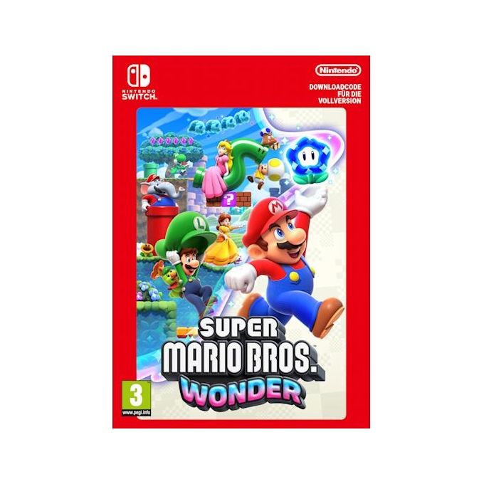 Nintendo 10011783 Super Mario Bros. Wonder Gioco per Nintendo Switch lingue italiano fino a 4 giocatori modalita' multiplayer online e offline colore Standard