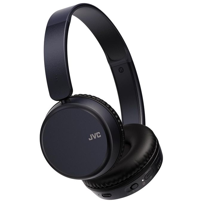 JVC HA-S36W-A-U Cuffie Wireless a Padiglione Bluetooth 5.2 35h USB Type-C colore Blu