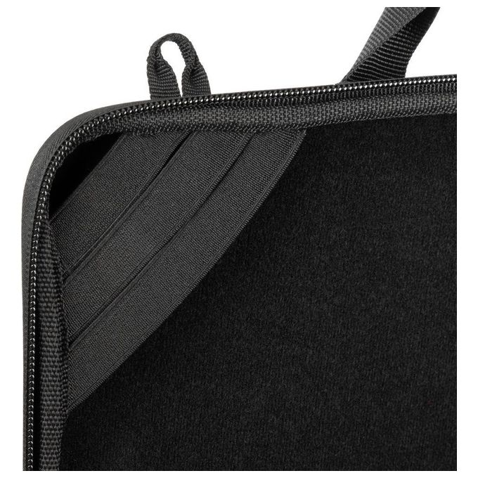Rivacase 5130 Custodia Rigida Antishock per MacBook Air 15 e Laptop 14'' Idrorepellente Tracolla Rimovibile colore Nero