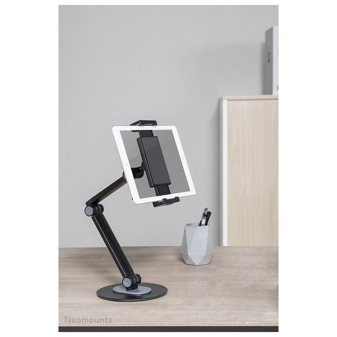 Neomounts DS15-550BL1 Supporto per tablet universale 4.7'' - 12.9'' regolabile 360° altezza fino a 470 mm colore Nero
