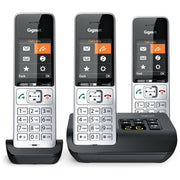 Gigaset COMFORT 500A TRIO Telefono Cordless DECT GAP Segreteria Telefonica Vivavoce Rubrica 200 voci Display 2.2'' colore Nero Argento