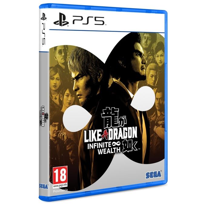SEGA LIKEADRAMGINFINITEWEALTH Like a Dragon: Infinite Wealth Videogioco per PlayStation 5 Genere RPG Giocatore Singolo Lingua Italiano colore Nero