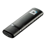 D-Link, Adattatore USB WiFi AC1200, Dual Band, Wireless, Nero