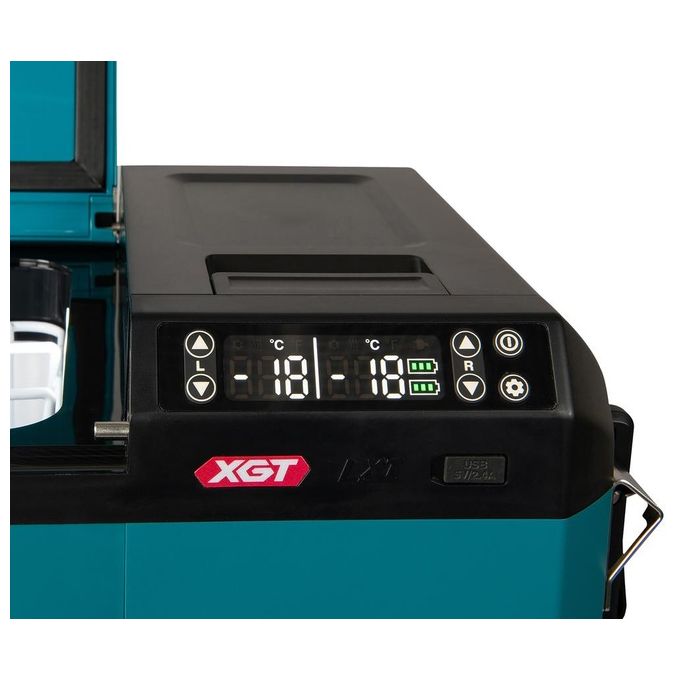 Makita CW004GZ Box Termico Frigorifero Portatile 29 L 47,1 cm Classe A Compressore XGT LXT colore Nero Blu